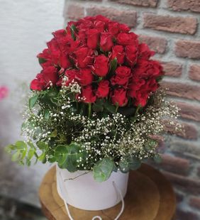 karasu çiçek gül aranjman