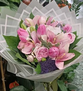 Buket gazete karasu çiçekçilik