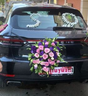 karasu çiçekçilik araç süsleme