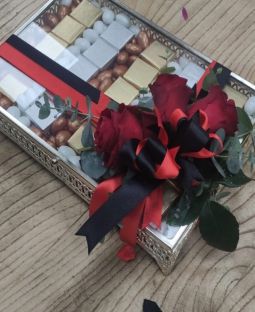 karasu çiçekçilik hediye paketi