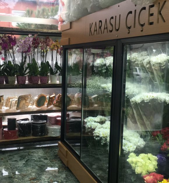 karasu çiçekçilik vitrinimiz